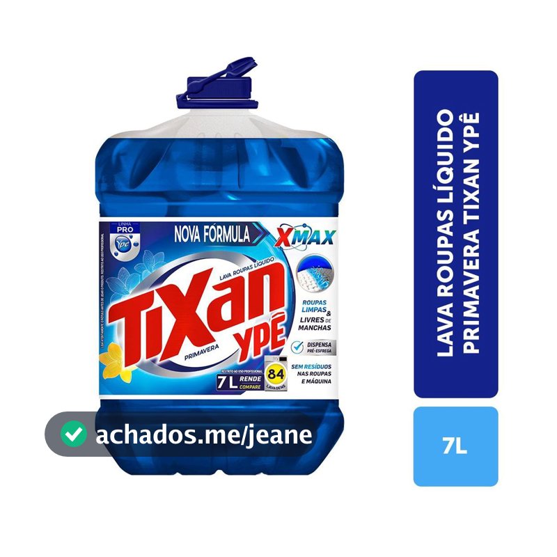 Sabão Líquido Tixan Ypê Primavera 7 Litros