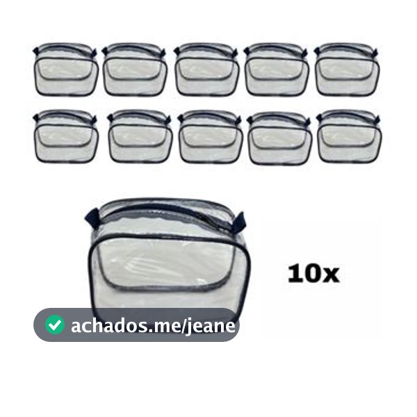 Kit com 10 MINI necessaire  15X12