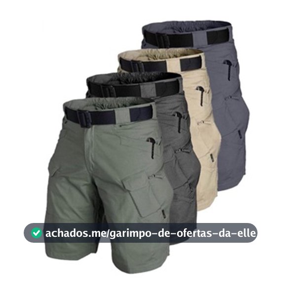 Esportes ao ar livre essencial Calções De Bolso Masculinos Calças Elásticas Multi-Táticas Tenha