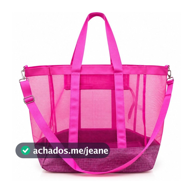 Bolsa Tote Feminina Grande Bolsa de Praia Leve e Espaçosa com Tela Respirável e Alça Ajustável Alta Capacidade