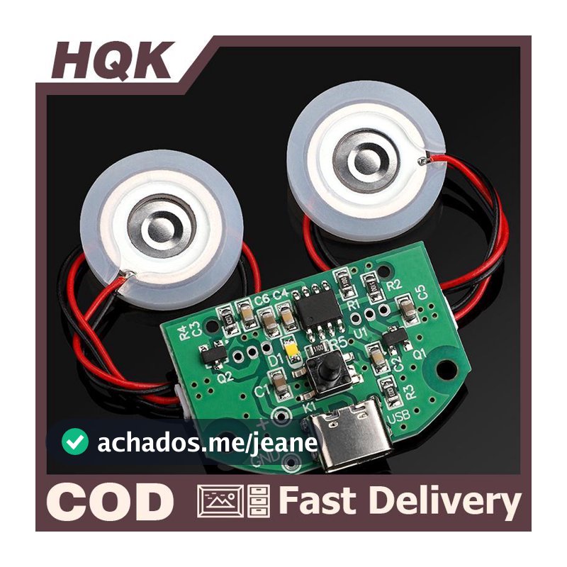 Hot > Módulo Umidificador USB Placa De Controle Duplo DIY Nebulizador Ultrassônico De Interface Tipo C