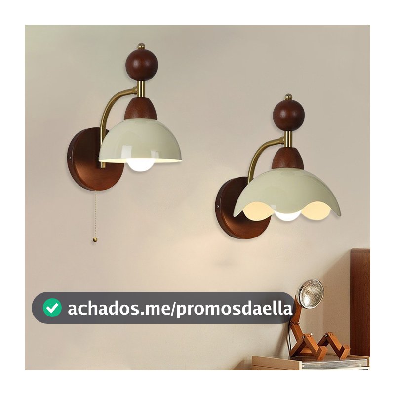 Arandelas De Parede Estilo Japonês , Lâmpada Decorativa Vintage De Fazenda Para Quarto , Cabeceira , Cozinha , Corredor