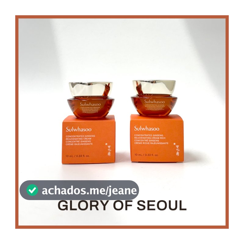 [MINI] Sulwhasoo Concentrated Ginseng Cream, 4 Options ( Renewing EX Rich /Soft 5ml, Rejuvenating cream 10ml / Rich 10ml )