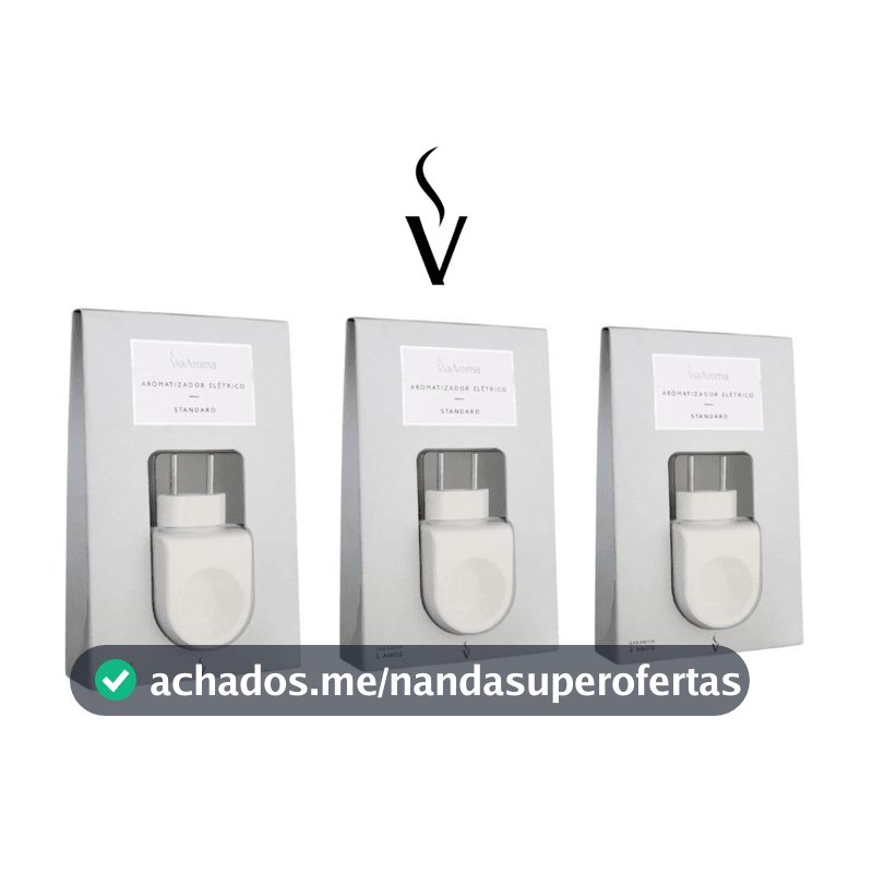 Kit 3 Aromatizadores Elétricos Standard - Via Aroma