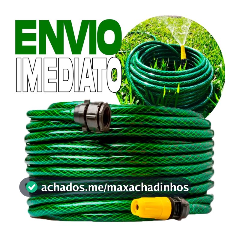 Mangueira Jardim Reforçada Trançada Completa 05/10/15/20/25/30/35/50 Metros