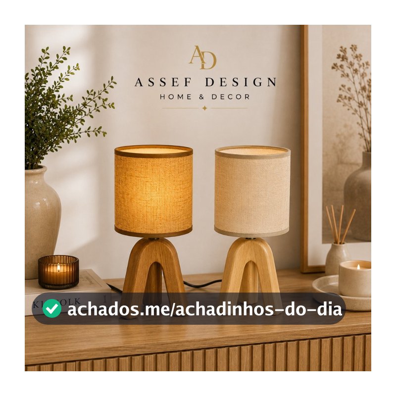 Luminária Abajur de Cabeceira Moderno Criado Mudo Mesa Sala Quarto Escritório Com Cúpula Bivolt Base Cerâmica