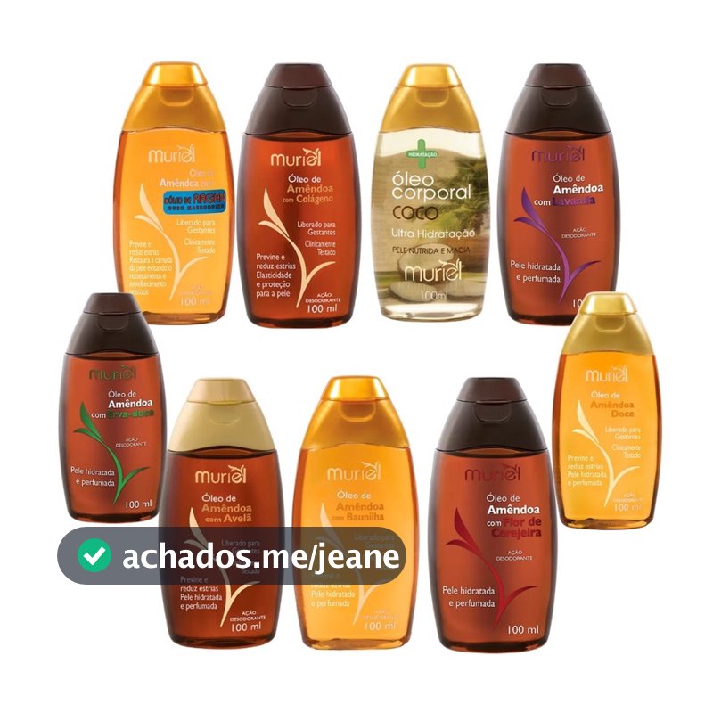 Óleo Corporal 100ml - Muriel