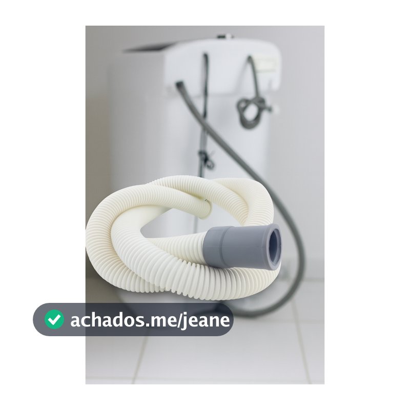 Mangueira Saída de Água 3m Tanquinho Universal Drenagem Flexível Alta Resistência