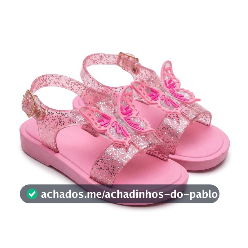 Sandália feminina Infantil Conforto Emborrachado para menina