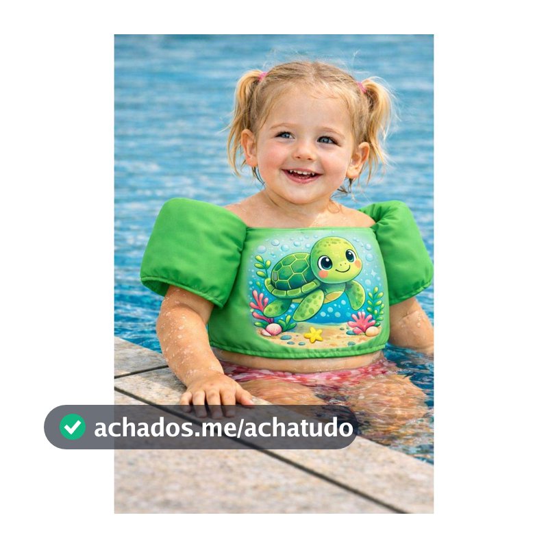 Boia Colete Infantil Para Piscina Praia Salva Vidas Não Fura Criança Férias