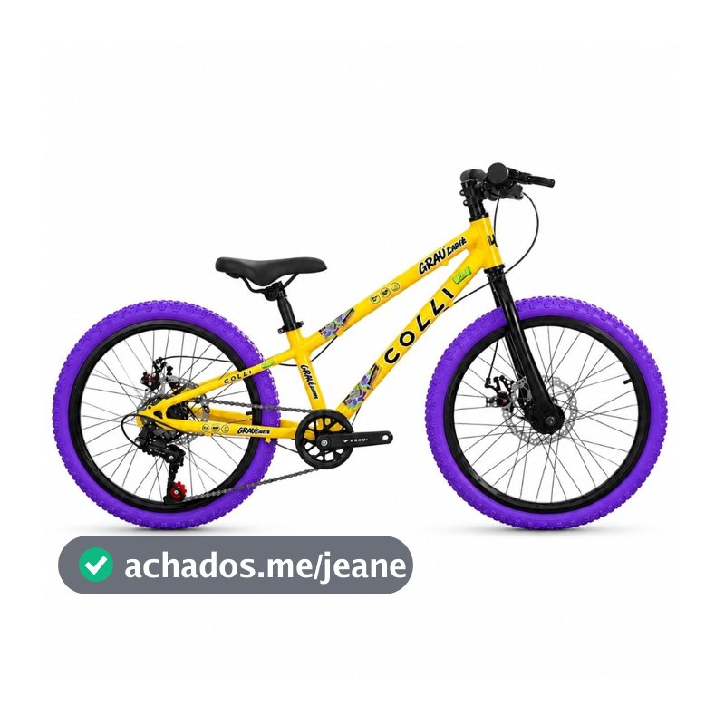 Bicicleta Aro 20 Infantil Grauzinha Colli