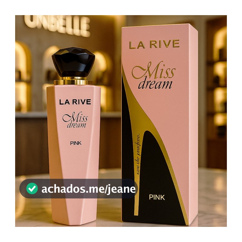 La Rive Miss Dream Pink 100ml Perfume Feminino Oriental Floral Para Noite e Dia a Dia