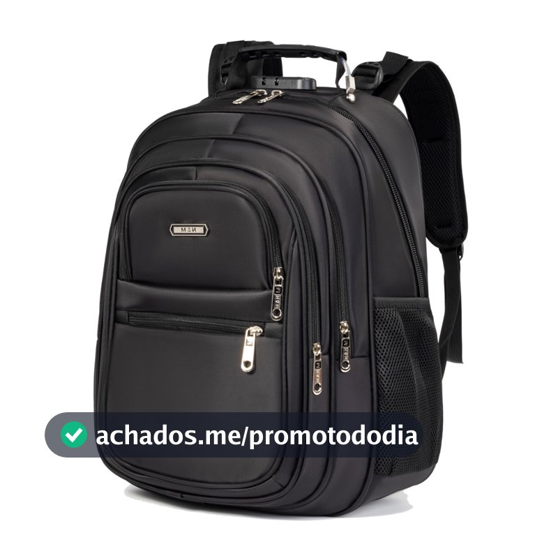 Mochila Grande Unissex Reforçada e Durável com Tecido Resistente à Água para Faculdade Trabalho e Uso Diário