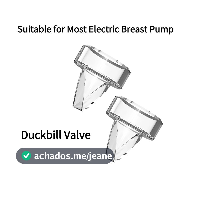 2PCS Válvula De Pato Universal Bomba De Peito Elétrica Acessório De Substituição Silicone Macio Para Mais Usável