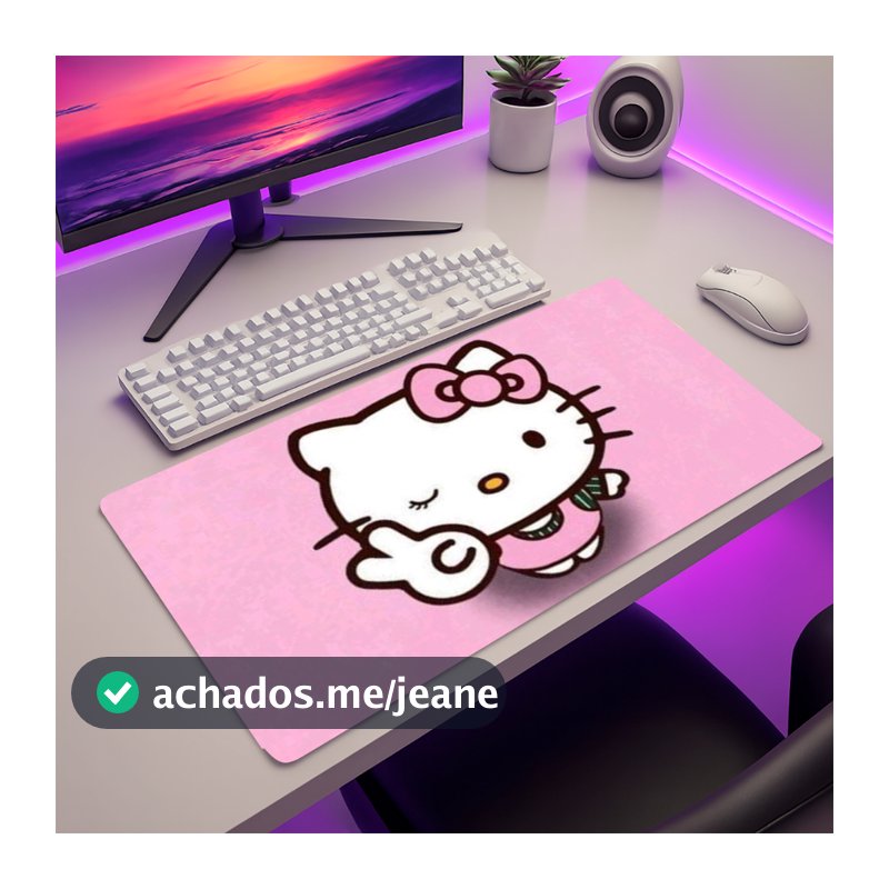 Mouse Pad Grande Feminino E Masculino Personalizado Mouse Pad Feminino E Masculino Ergonomico Exclusivo Mousepad Fofo G