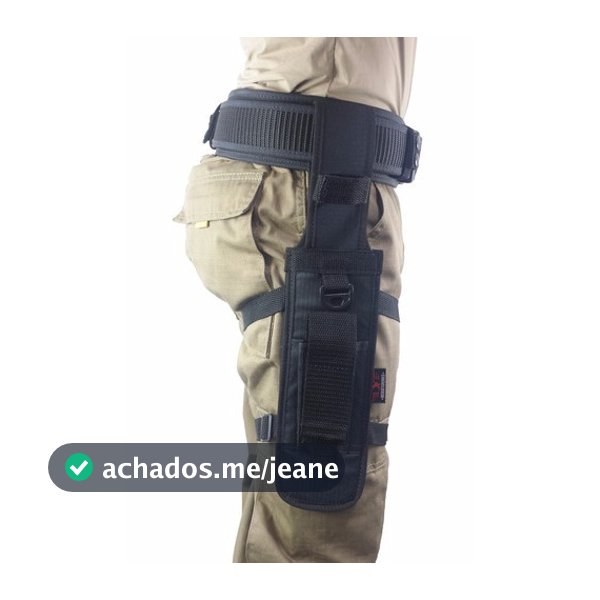 Porta Faca De Perna Com Porta Lanterna Aventura Camping