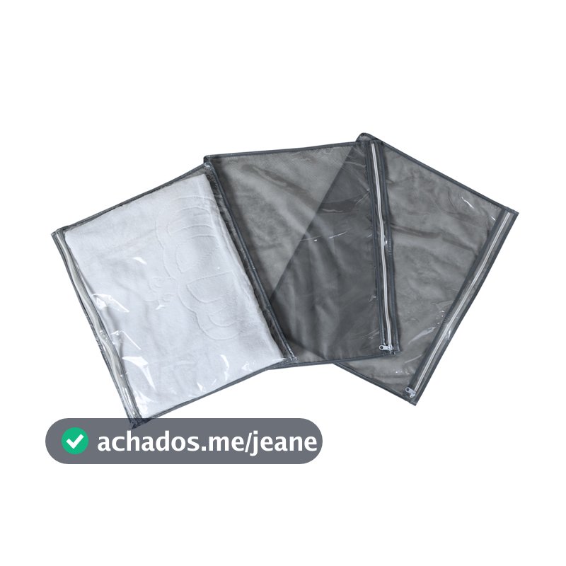5 Saco Embalagem Organizador Jogo De Lençol De Pvc E Tnt Guarda Roupa Armário
