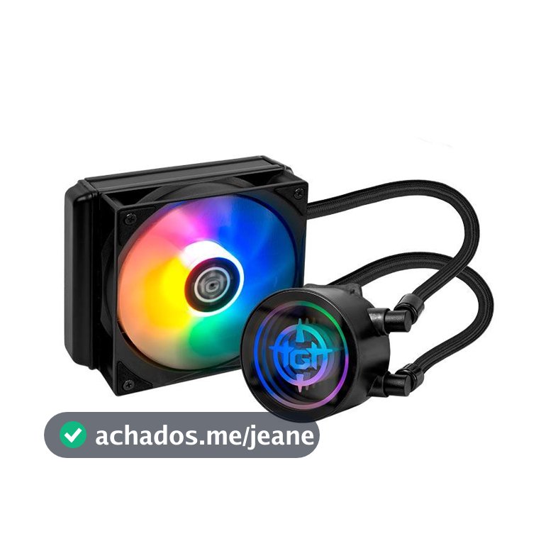 Water Cooler TGT Spartel V3, Rainbow, 120mm, Preto, TGT-SPLV120-BK01