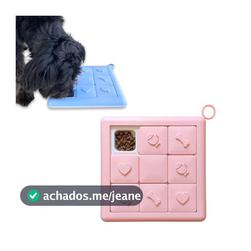 Tabuleiro Brinquedo Interativo Para Cães Puzzle Fuzzie