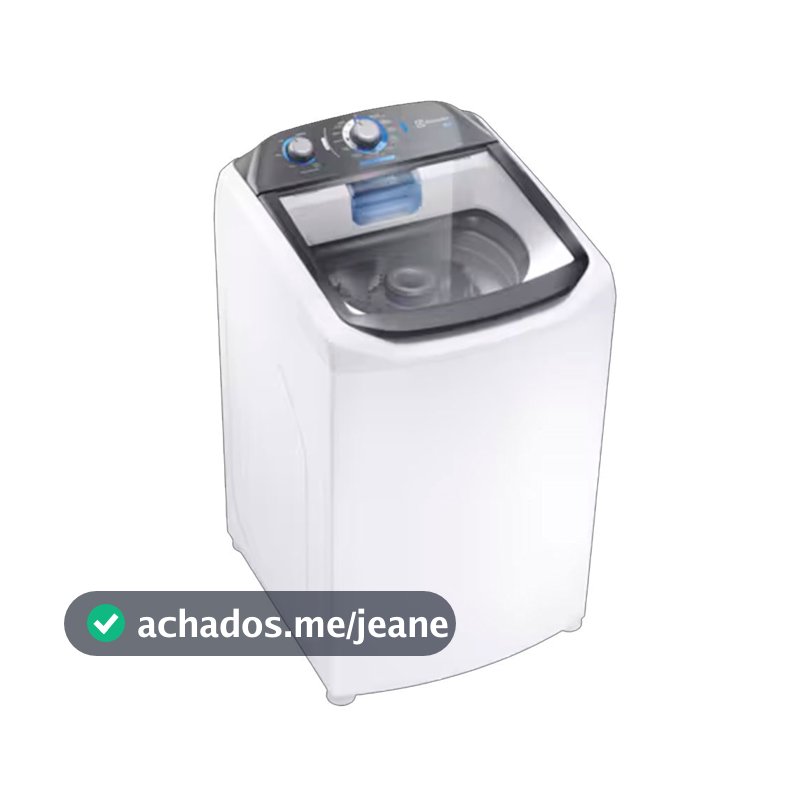 Máquina de Lavar 13kg Electrolux LDA13 Efficient com Duplo Dispenser Cesto Inox Máxima Diluição