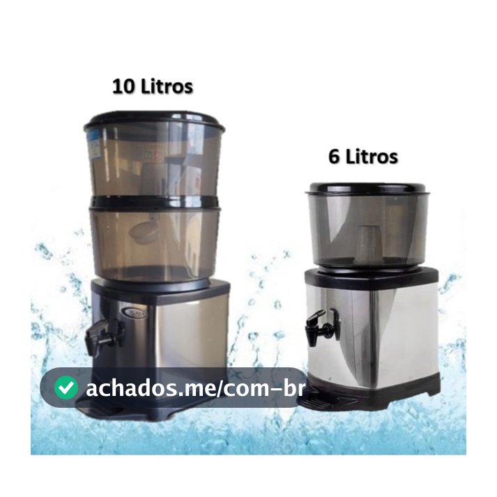 Bebedouro Filtro Para Água Inox Com Base De Barro