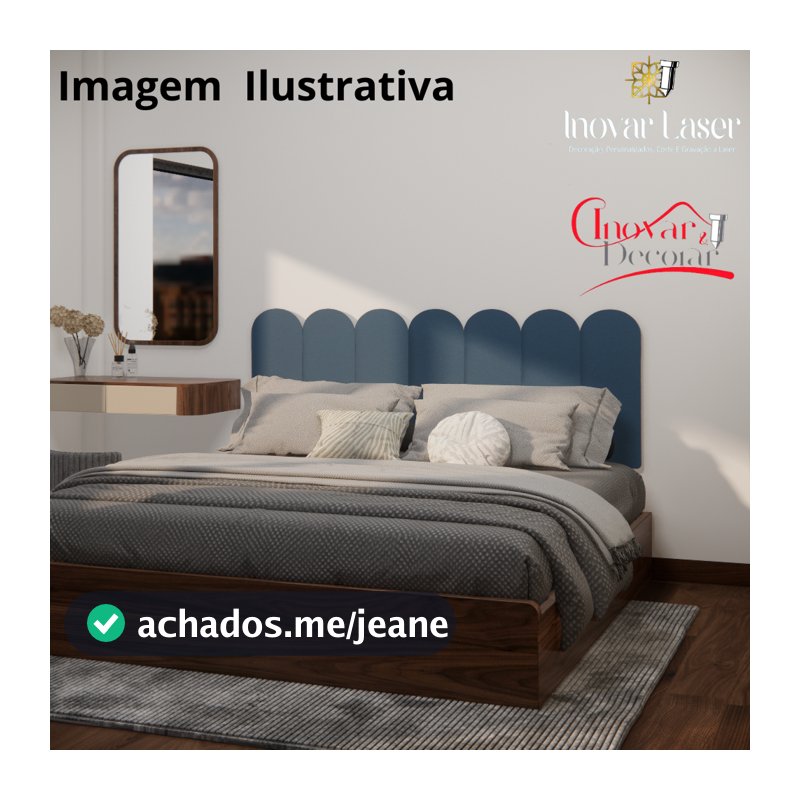 Kit Ripas Decorativas Cabeceira Modular MDF Cama Elegante e Moderno Ambiente