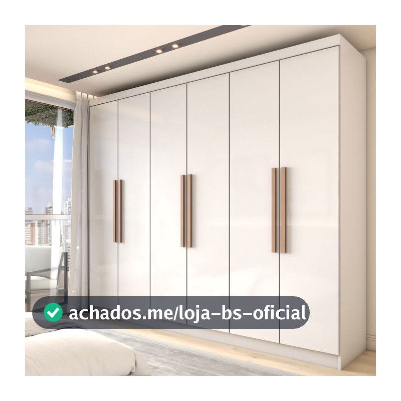 Guarda-Roupa Casal Odisseia 6 Portas 2 Gavetas
