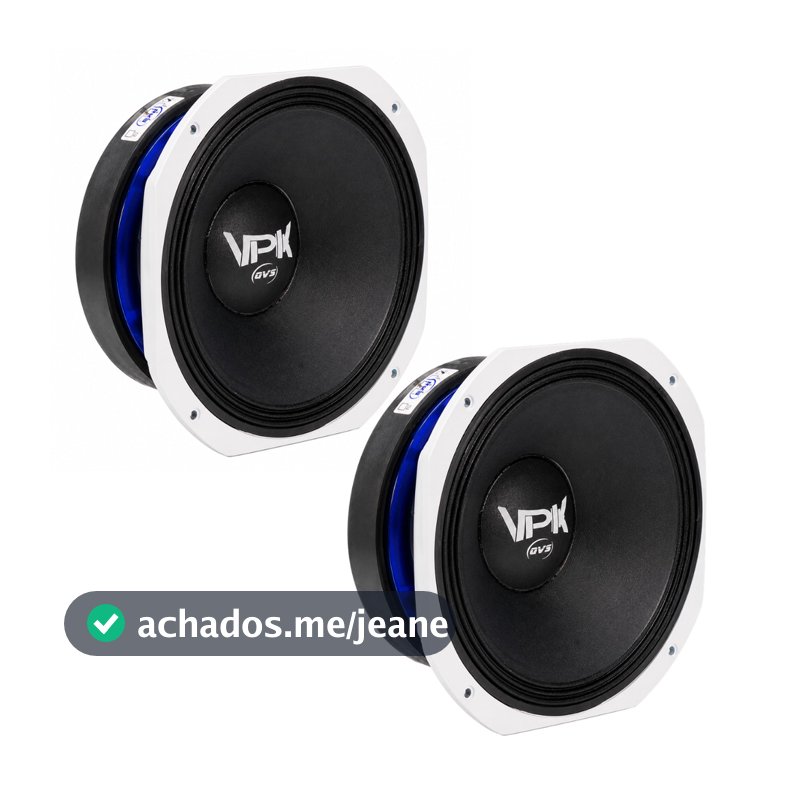 2 Alto Falante QVS 10 60vpk 450wrms Medio Grave Pancadao Som Automotivo Som Profissional Line Array Paredao Bob