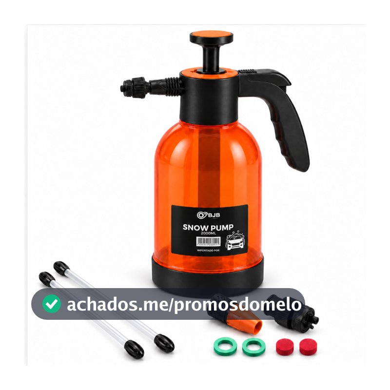 Snow Foam Pulverizador Espuma Manual 3 Em 1 , 2000ml Profissional Premium - BJB equipamentos