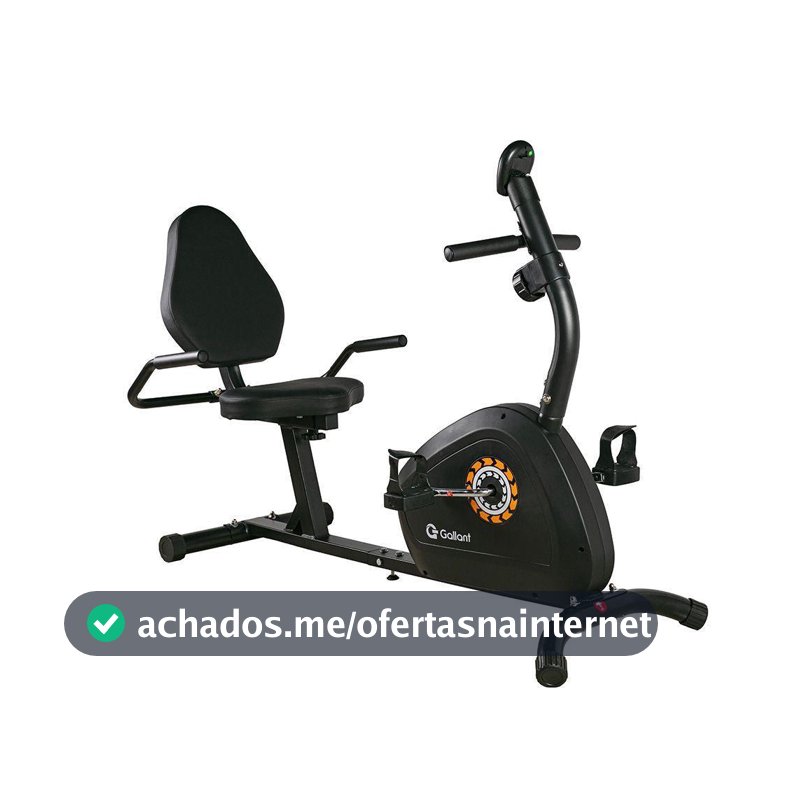 Bicicleta Ergométrica Magnética Horizontal Gallant Elite X (GBEV1HMGB-PT)