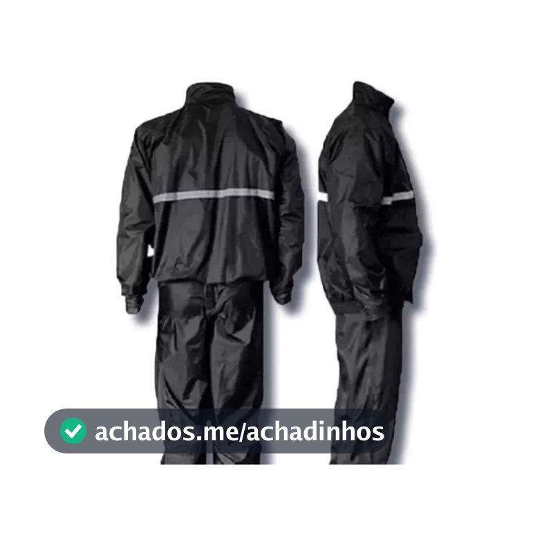 kit Capa De Chuva Roupa Para Motoqueiros Ciclistas Impermeável Calça Jaqueta C/ Capuz
