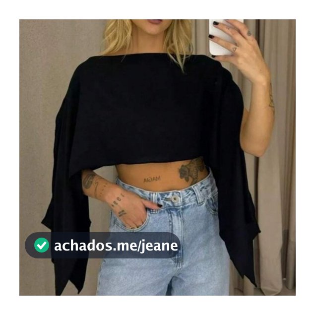 Blusa Bata Feminina Boho Chic 2 Peças com Top Faixa Interno Multiformas Capa