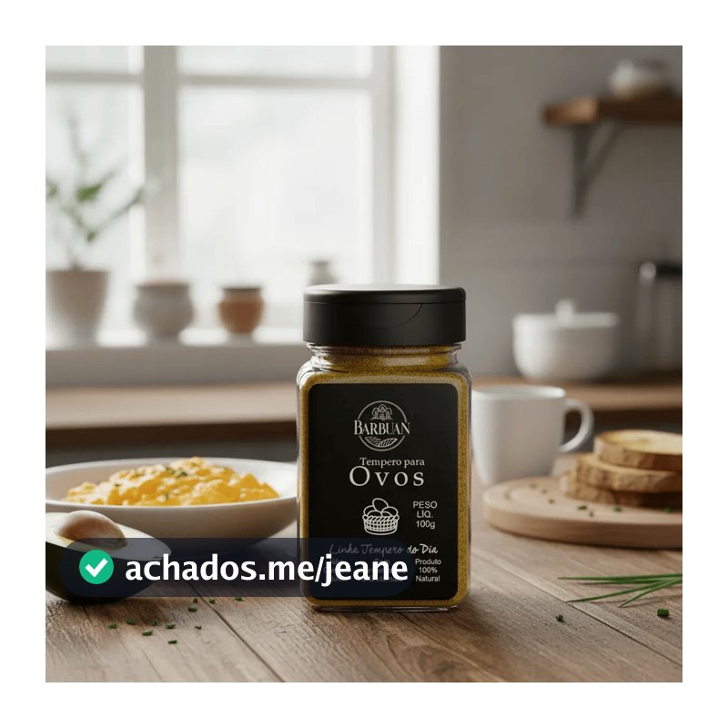Tempero Natural para Ovos – Barbuan Casa de Sabores