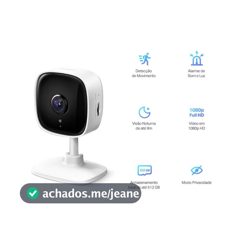 Camera de Segurança Residencial e Comercial com Wi-Fi 1080p TC60 TP LINK