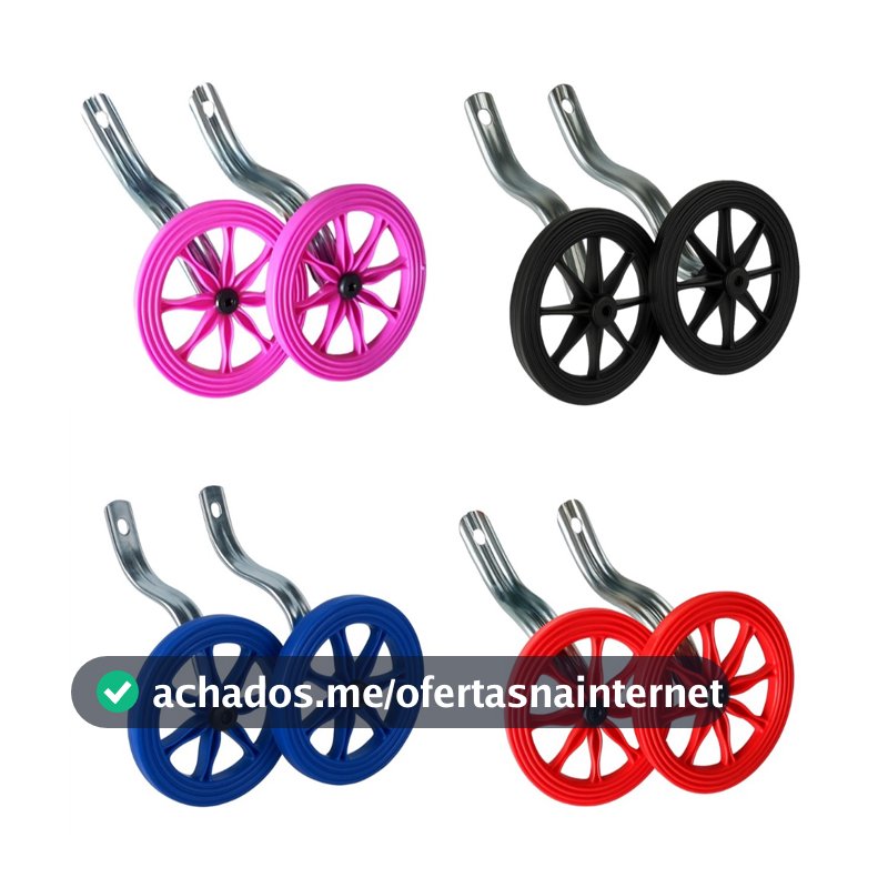 Roda Rodinha Lateral Bicicleta Infantil Wester Bike Aro 16 WR5100 Ajustável Criança Colorido