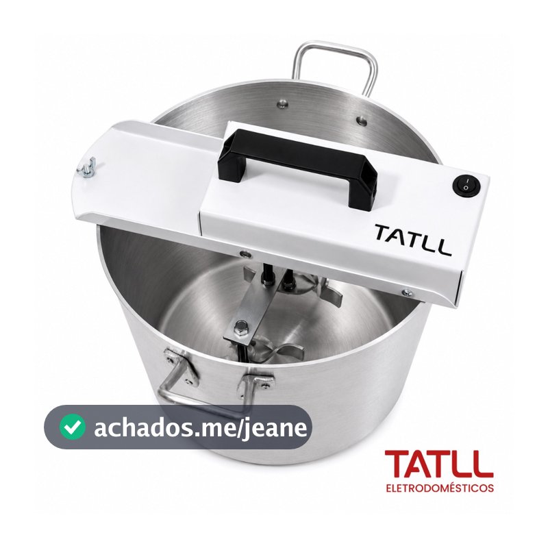 Panela Masseira Misturela Elétrica Bivolt 14 Litros Para Salgados Coxinhas e Churros Tatll