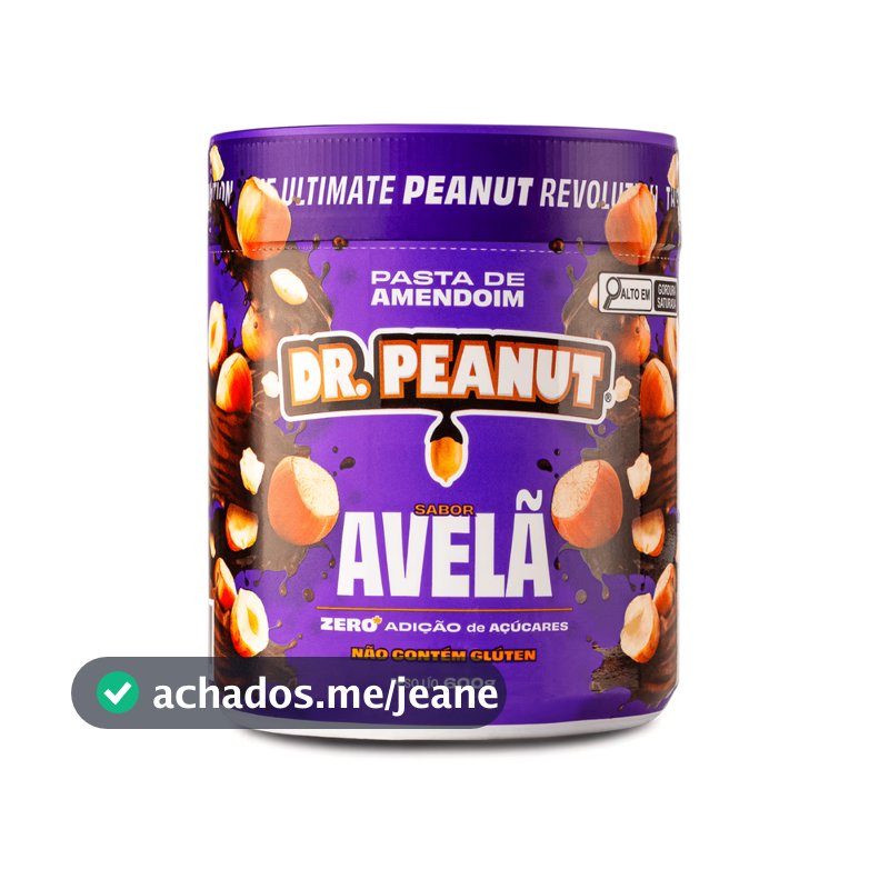 Pasta de Amendoim com Whey Protein 600g Dr Peanut