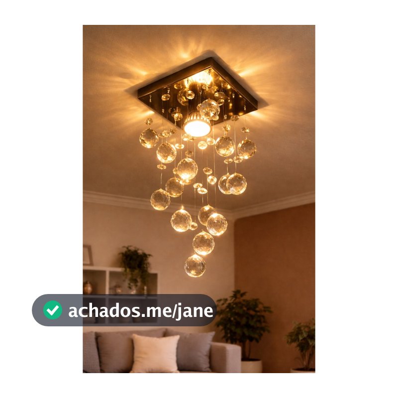 Lustre em Acrílico Modelo Chuva
