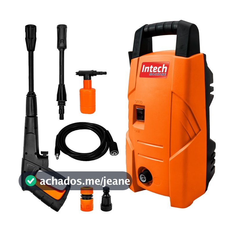 Lavadora De Alta Pressão Califórnia 1300w Com 1450psi De Pressão Máxima Intech Machine