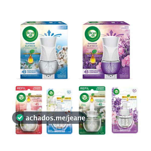Bom Ar Difusor Elétrico Air Wick com Refil 16ml | Fragrâncias Incríveis para Sua Casa!