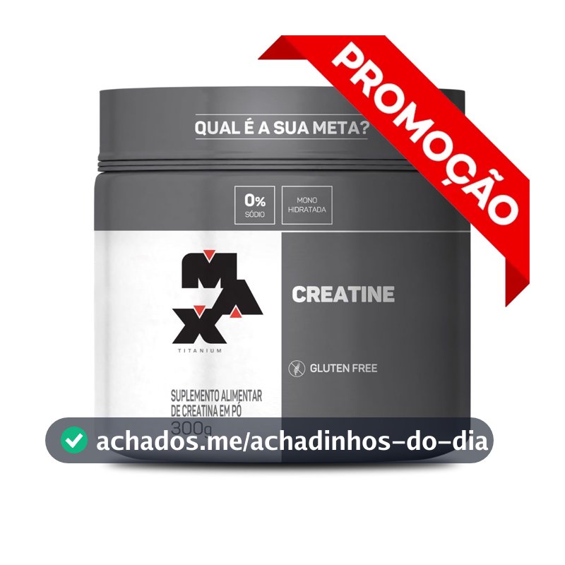 Creatina Max Titanium 300g Pura