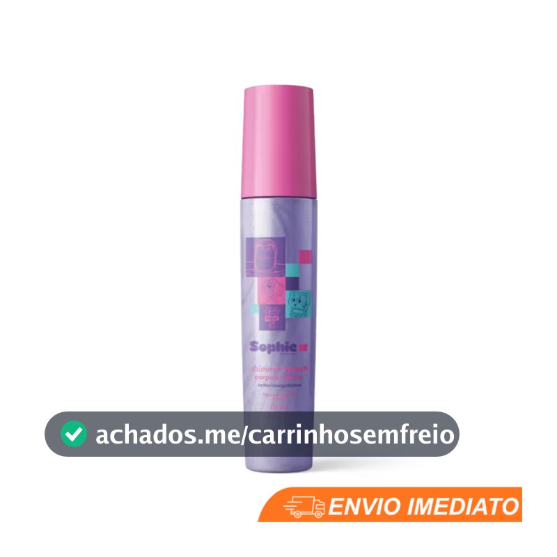 Shimmer Splash Corpo e Cabelo O Boticario Sophie Toy Story 5  Brilho Intergaláctico 110ml
