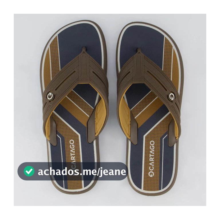 Chinelo Cartago PALERMO III - ideal para uso diário e momentos de lazer.