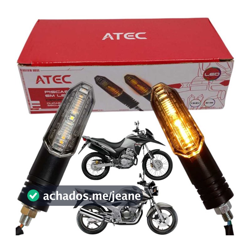 Par Pisca Seta Led Sequencial Cbx Twister 250 Cb 300 Xre 300 Modelo Original Atec