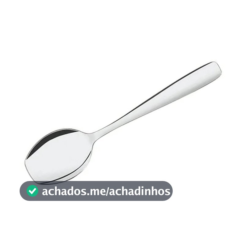 Kit 48 Colheres para Sorvete Aço Inox Tramontina Amazonas Servir Sobremesa Doces