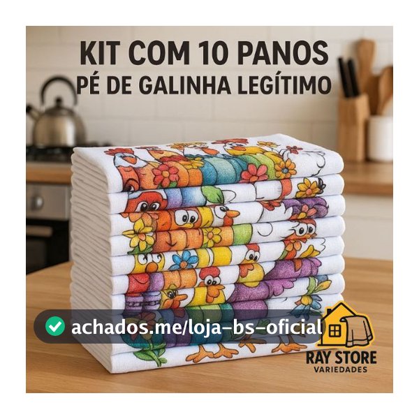 10 PANOS De Prato ESTAMPADO PÉ DE GALINHA Atacado Guardanapo Tecido 100% Algodão  Com Bainha