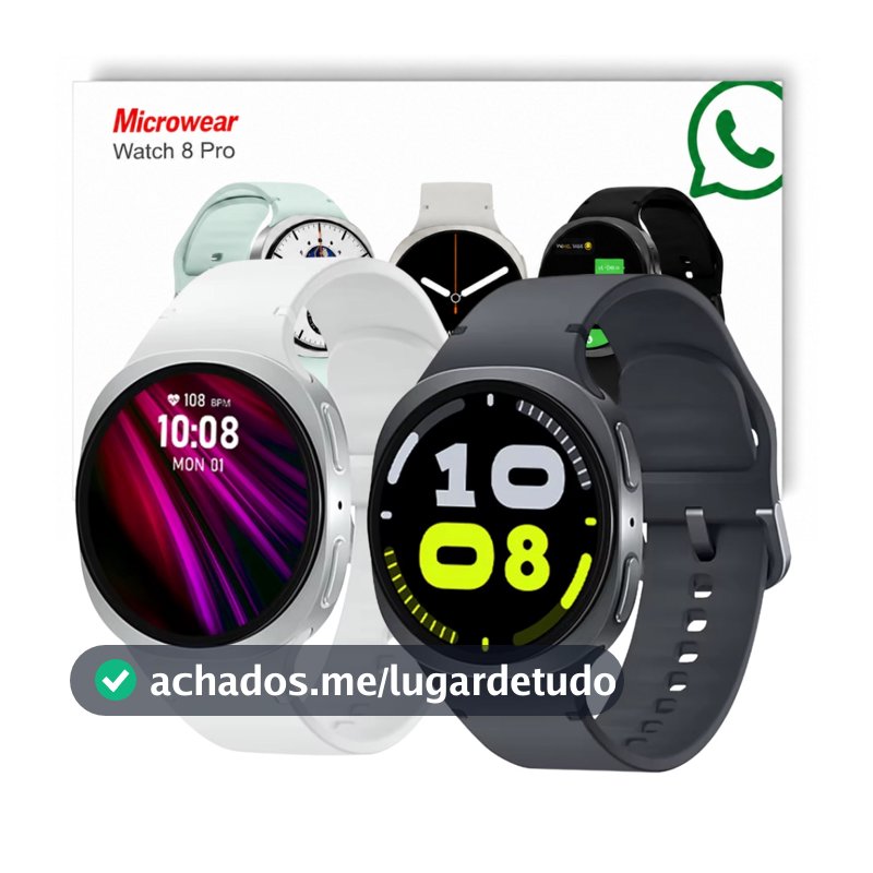 Relógio Smartwatch SU04 Watch 8 Pro Série 11 Amoled Whatsapp