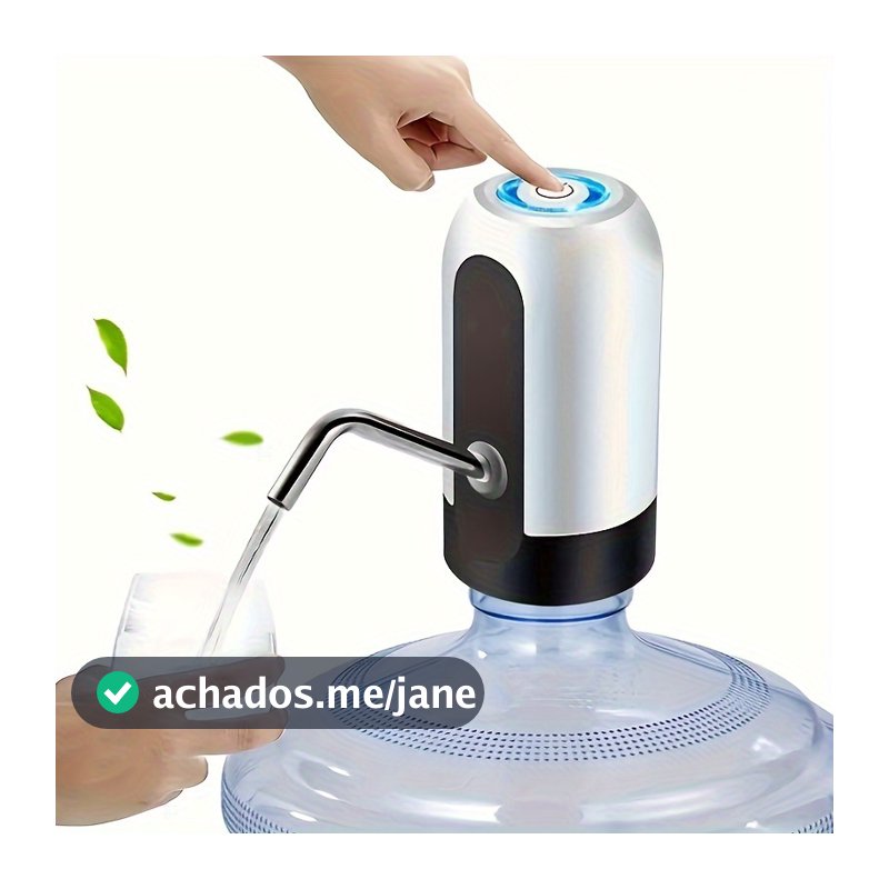 Bomba Elétrica De Galão Universal Com Carregamento USB Para Galão