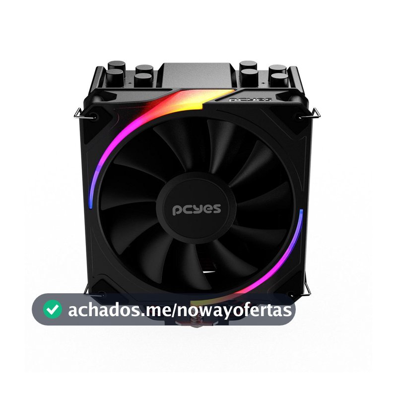 Cooler Para Processador Pcyes Frost Pulse Argb Black Vulcan