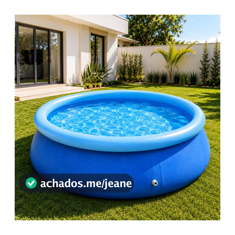 Piscina Inflável Redonda 1.68m x 51cm 1000L Azul Jilong Avenli
